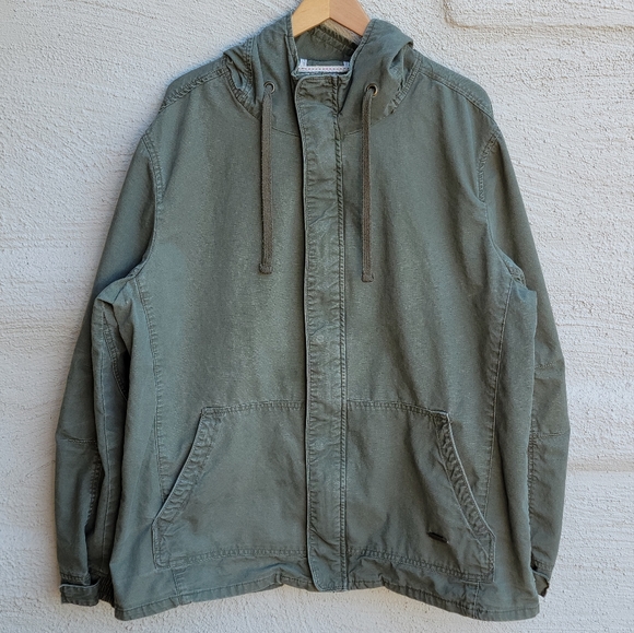 Lee Cooper 1908 East London Authentic Heritage Camo Green Jacket. Size- XL/L - Picture 10 of 10